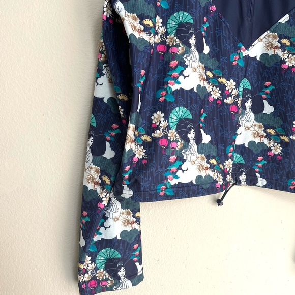 Black Milk For Honour Disney Milan Funnel Neck Quarter Zip Sweatshirt Size S - Picture 6 of 12